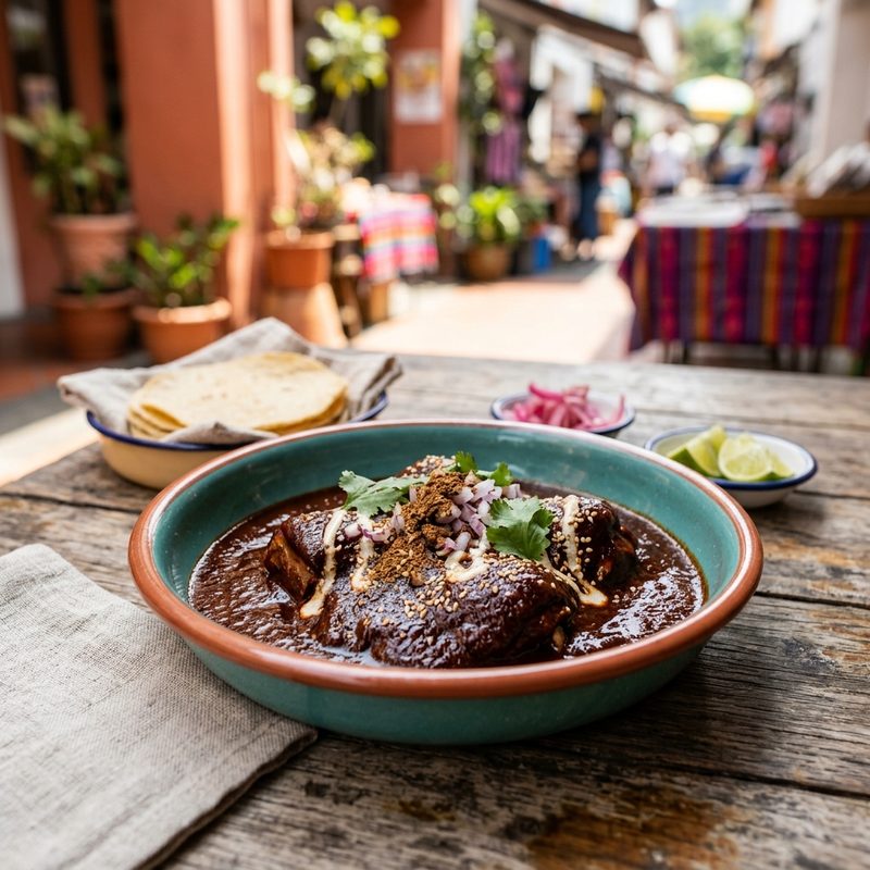 Mole Rojo with Garam Masala