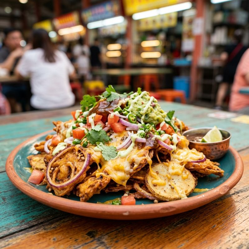 Pakora Nachos
