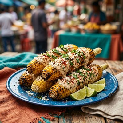 Chargrilled Corn with Chaat Masala
