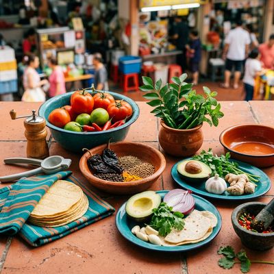 The Mexican and Indian Pantries, Side by Side